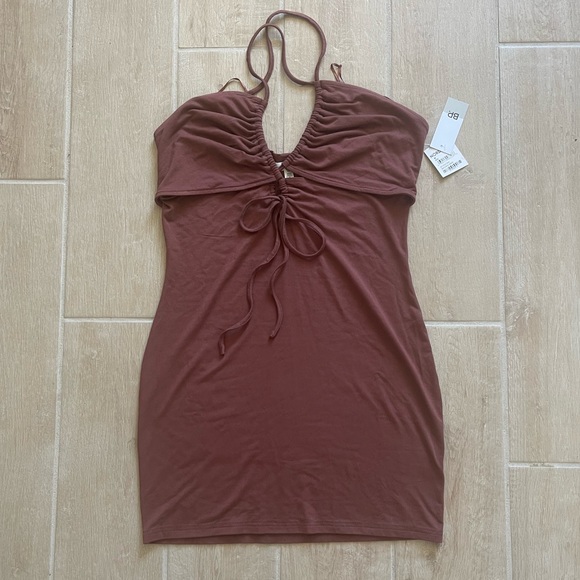 BP Nordstrom Nights Out Cut Out Halter Mini Dress NWT - Picture 9 of 12